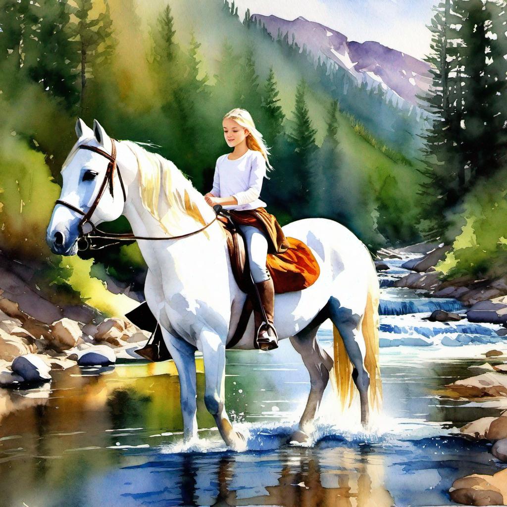Meaghan's Dream Of A White Horse