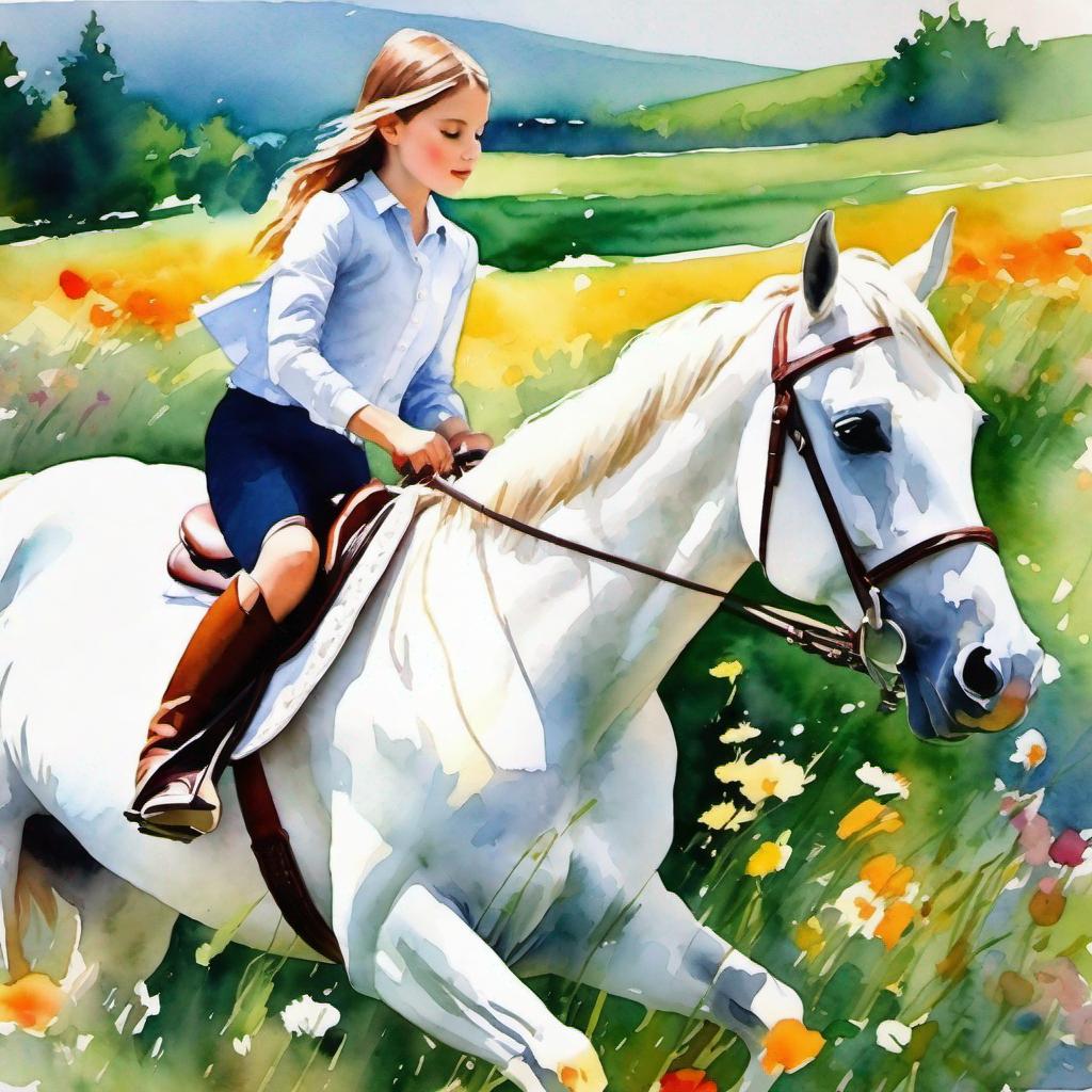 Meaghan's Dream A White Horse